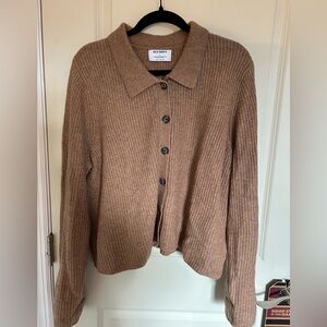 Old Navy Women's Tan Cardigan Sweater